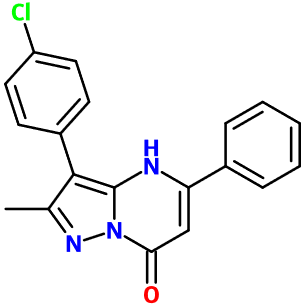 (image for) MC096001 3-(4-Chlorophenyl)-2-methyl-5-phenylpyrazolo[1,5-a]pyrimidin-7(4H)-one